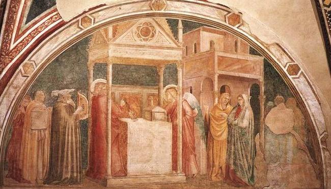 GIOTTO di Bondone Annunciation to Zacharias